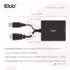 CLUB3D HDMI + Micro USB zu DisplayPort™ 4K120Hz oder 8K30Hz M/F aktiver Adapter