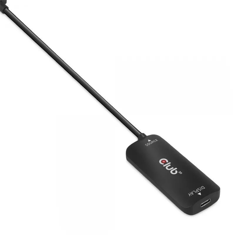 CLUB3D HDMI + Micro USB auf USB Typ-C 4K120Hz oder 8K30Hz M/F aktiver Adapter