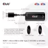 CLUB3D HDMI + Micro USB auf USB Typ-C 4K120Hz oder 8K30Hz M/F aktiver Adapter