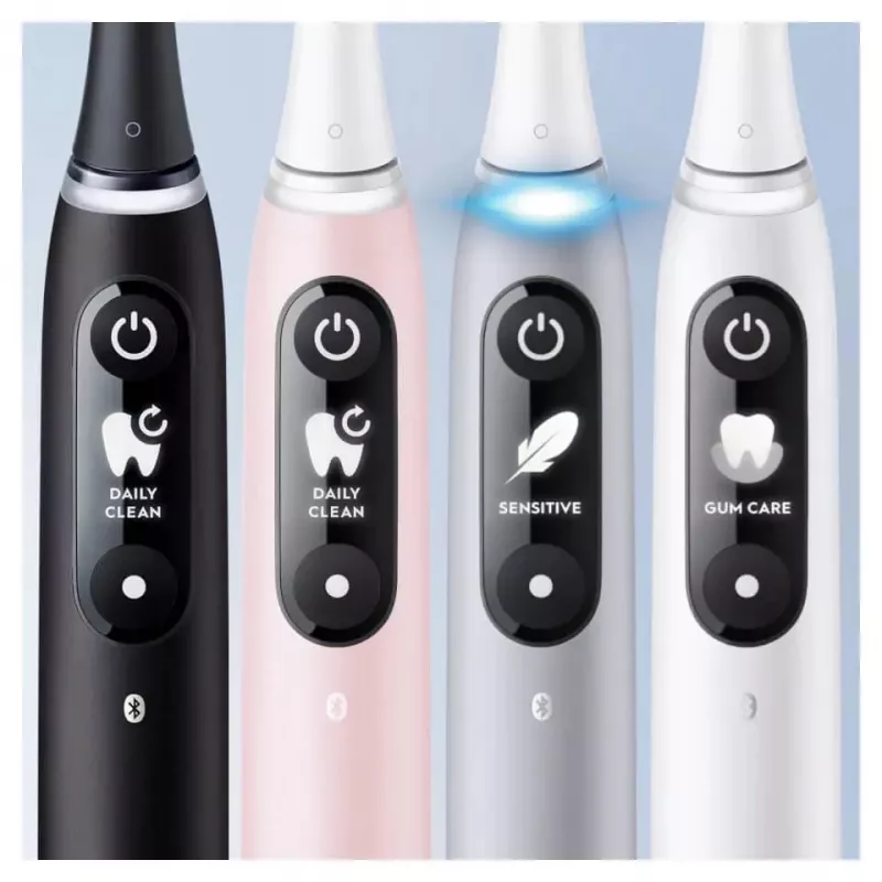 Oral-B iO Series 6 Rotationszahnbürste für Erwachsene Schwarz