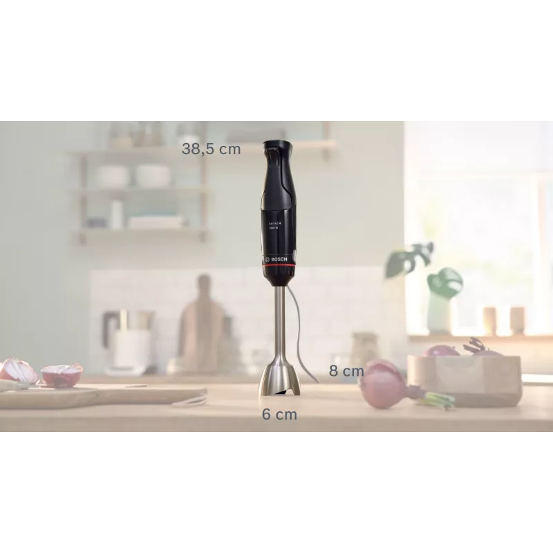 Bosch Serie 4 MSM4B620 Mixer 0.6 L Stabmixer 1000 W Schwarz