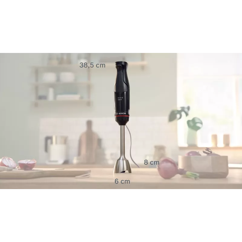 Bosch Serie 4 MSM4B620 Mixer 0.6 L Stabmixer 1000 W Schwarz