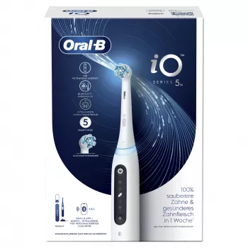 Oral-B iO Series 5 Rotierend-oszillierende Zahnbürste für Erwachsene Weiß