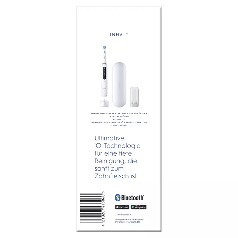 Oral-B iO Series 5 Rotierend-oszillierende Zahnbürste für Erwachsene Weiß