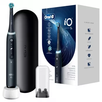Oral-B iO Series 5 Vibrierende Zahnbürste für Erwachsene Schwarz