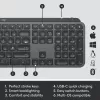 LOGITECH MX Keys Combo For Business Gen 2 - Graphite - Pan Nordic