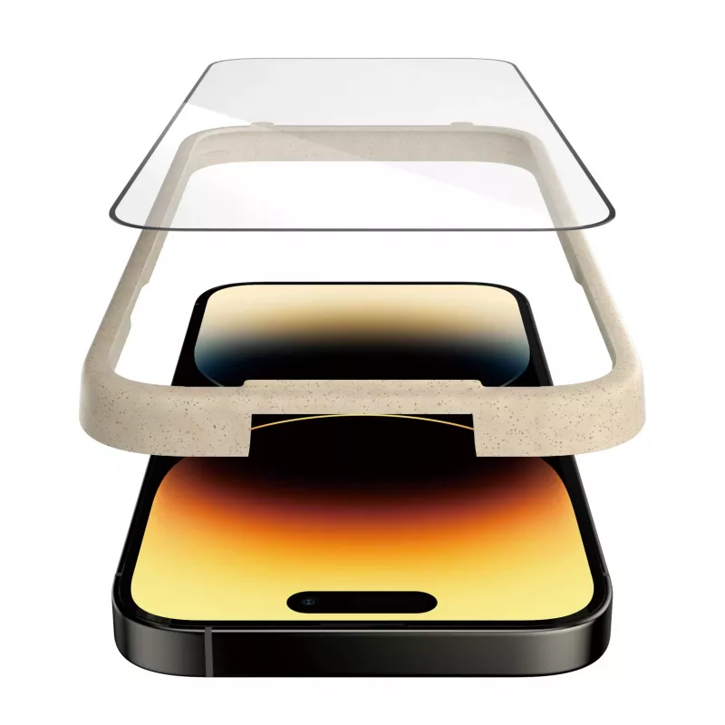 PanzerGlass Displayschutzfolie für Apple iPhone 14 Pro Ultra-Wide Fit EasyAligner Kratzfest Stoßfest