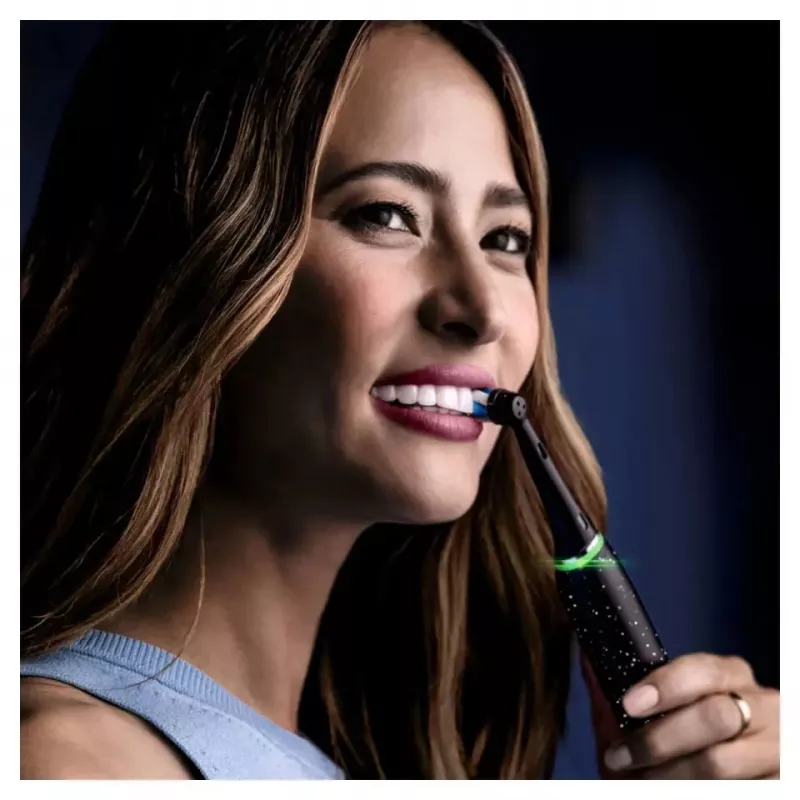 Oral-B iO Series 10 rotierend-oszillierende Zahnbürste für Erwachsene Schwarz