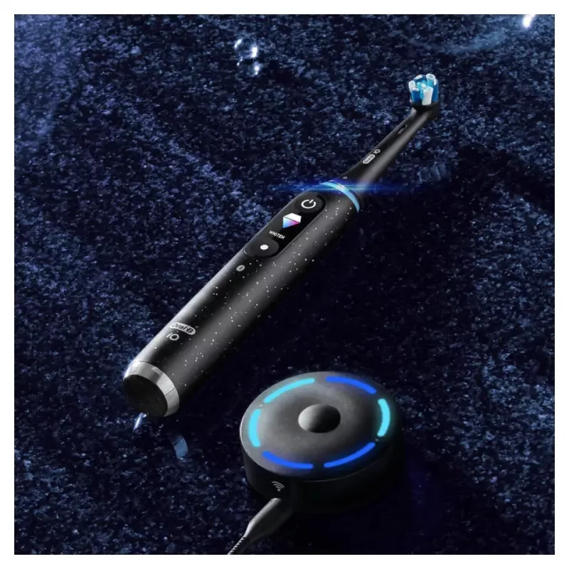 Oral-B iO Series 10 rotierend-oszillierende Zahnbürste für Erwachsene Schwarz