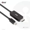 CLUB3D MiniDisplayPort 1.4 auf HDMI 4K120Hz oder 8K60Hz HDR10+ Kabel M/M 1,8m / 6ft