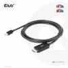 CLUB3D MiniDisplayPort 1.4 auf HDMI 4K120Hz oder 8K60Hz HDR10+ Kabel M/M 1,8m / 6ft