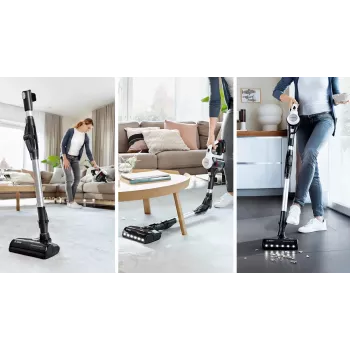 Bosch BCS711XXL Akku-Staubsauger/Elektrobürste Trockenreinigung Beutellos 0,3 l Weiß 3 Ah