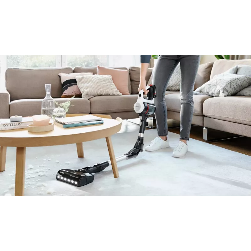 Bosch BCS711XXL Akku-Staubsauger/Elektrobürste Trockenreinigung Beutellos 0,3 l Weiß 3 Ah