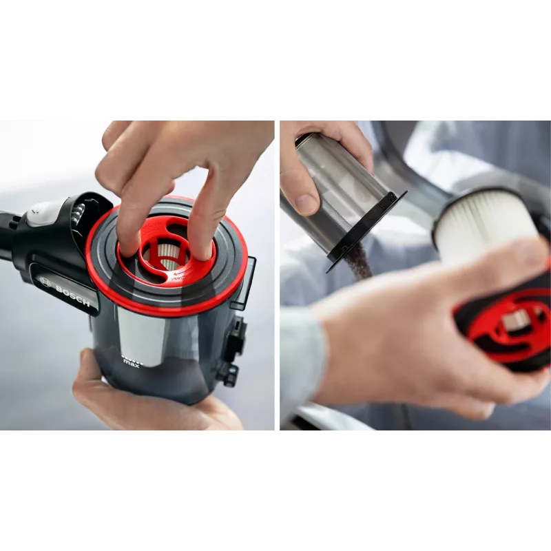 Bosch BCS711XXL Akku-Staubsauger/Elektrobürste Trockenreinigung Beutellos 0,3 l Weiß 3 Ah