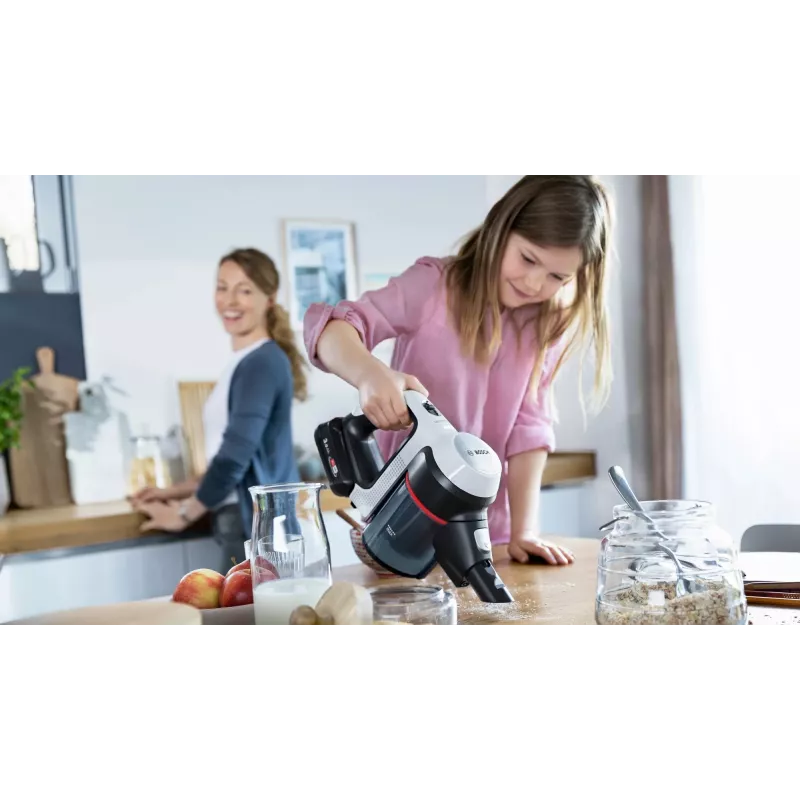 Bosch BCS711XXL Akku-Staubsauger/Elektrobürste Trockenreinigung Beutellos 0,3 l Weiß 3 Ah