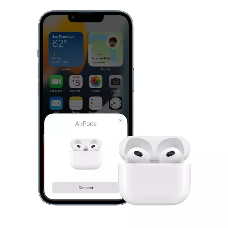 Earphone Apple AirPods 3. Generation mit Lightning Ladecase