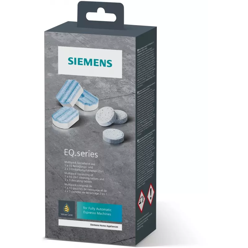 Reinigungstabletten Siemens TZ80003A 16 Stück Mehrfarbig