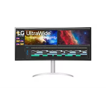 LG 38BQ85C-W Computerbildschirm 95,2 cm (37,5 Zoll) 3840 x 1600 Pixel Quad HD+ Weiß