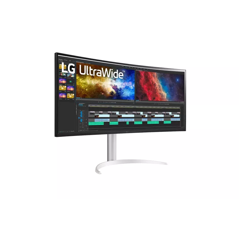 LG 38BQ85C-W Computerbildschirm 95,2 cm (37,5 Zoll) 3840 x 1600 Pixel Quad HD+ Weiß