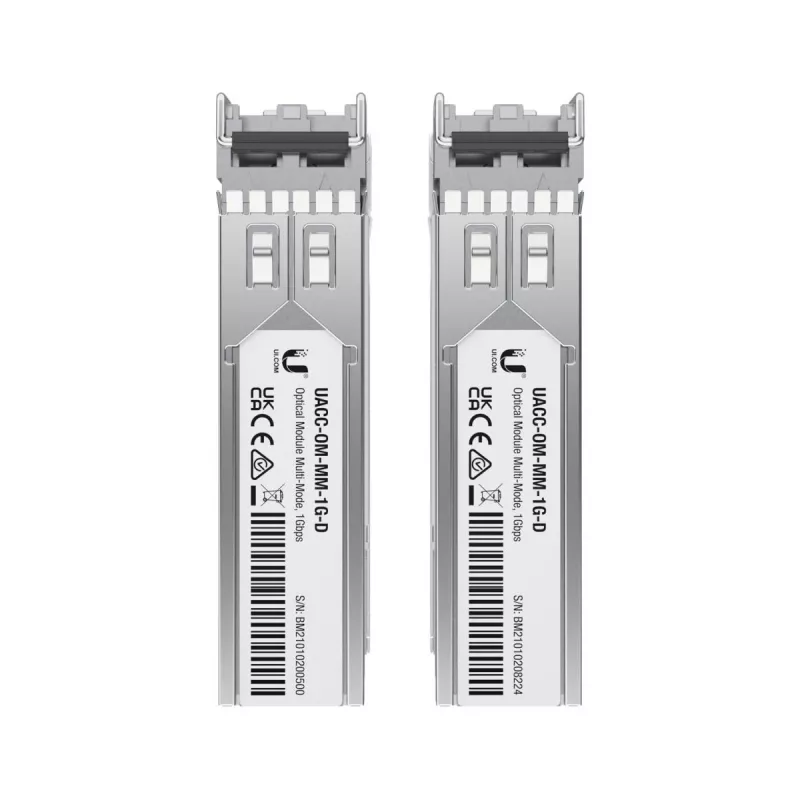 UBIQUITI NETWORKS 1.25gbps Sfp 2xlc Mm 850nm 550m - 2er-Pack (uf-mm-1g)