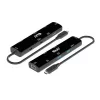 CLUB3D USB4™ Gen3x2 Type-C, 6-in-1-Hub mit HDMI™ 8K60Hz oder 4K120Hz, 2xUSB Type-A(10G), Ethernet RJ45(2.5G) und 2xUSB Type-C, 1x Data(10G) und 1xPD3.0 Laden 100 W