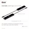 CLUB3D USB4™ Gen3x2 Type-C, 6-in-1-Hub mit HDMI™ 8K60Hz oder 4K120Hz, 2xUSB Type-A(10G), Ethernet RJ45(2.5G) und 2xUSB Type-C, 1x Data(10G) und 1xPD3.0 Laden 100 W