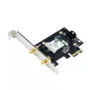 ASUS PCE-AXE5400 interne WLAN-Karte – PCIe, Wi‑Fi 6E Tri‑Band (2,4/5/6 GHz), 2402 Mbit/s, Bluetooth 5.2