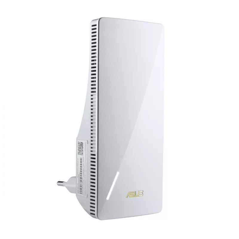 Netzwerksender ASUS RP-AX58 — Dualband-Wi‑Fi 6 (802.11ax), 2400 Mbps, 1× Gigabit LAN, 2 interne Antennen, weiß