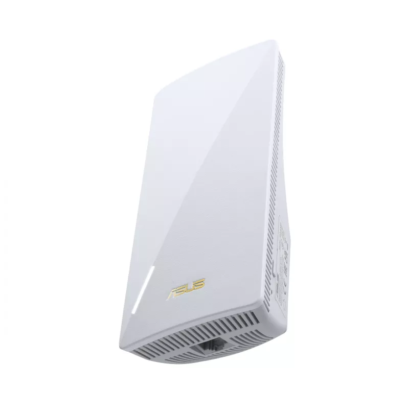 Netzwerksender ASUS RP-AX58 — Dualband-Wi‑Fi 6 (802.11ax), 2400 Mbps, 1× Gigabit LAN, 2 interne Antennen, weiß