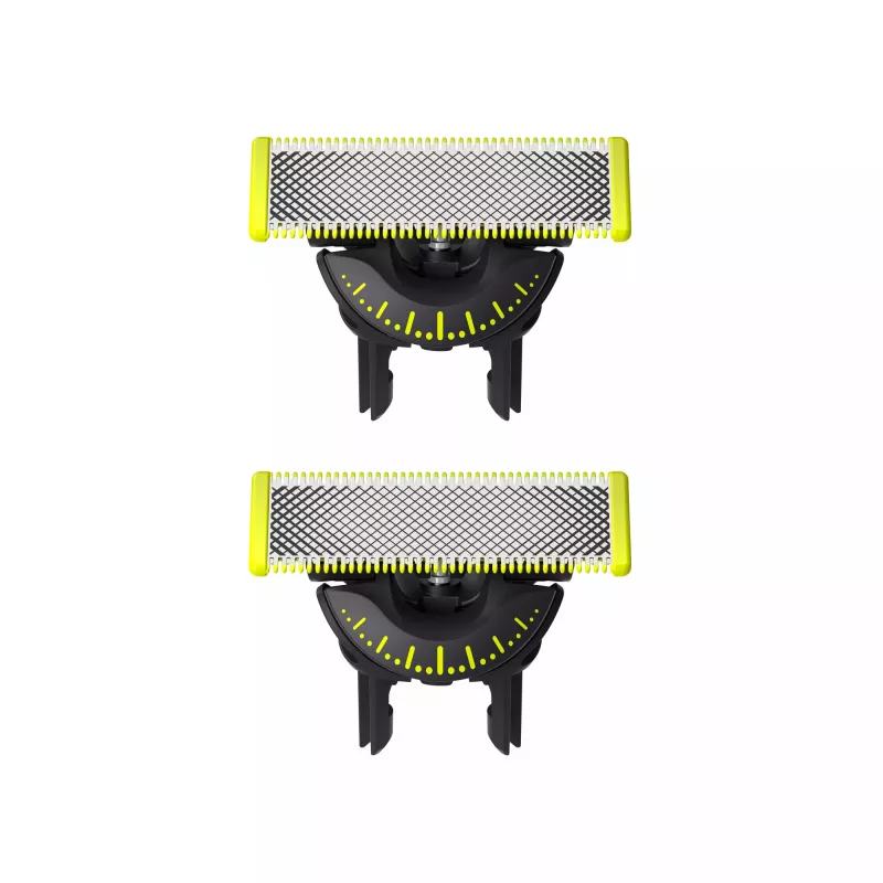 Scherkopf Philips Norelco OneBlade QP420/50, silber, 2 Ersatzköpfe, kompatibel mit Philips OneBlade