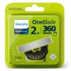 Scherkopf Philips Norelco OneBlade QP420/50, silber, 2 Ersatzköpfe, kompatibel mit Philips OneBlade