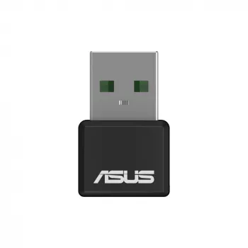 Netzwerkadapter ASUS USB-AX55 Nano AX1800 Wi‑Fi 6 Dualband USB-WLAN-Adapter, 1800 Mbps, schwarz