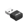 Netzwerkadapter ASUS USB-AX55 Nano AX1800 Wi‑Fi 6 Dualband USB-WLAN-Adapter, 1800 Mbps, schwarz