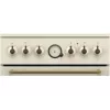 Freistehender Herd Gorenje GECS5B70CLI, Elektro-Keramikkochfeld 4 Zonen, 70 L Backofen, Elfenbein, 500 mm Breite