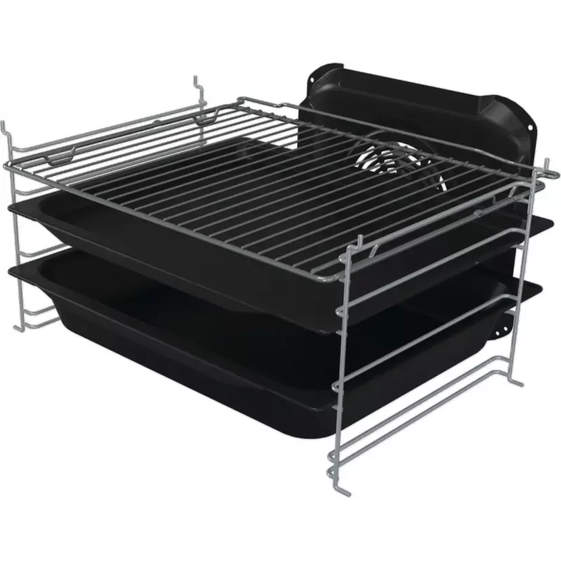 Freistehender Herd Gorenje GECS5B70CLI, Elektro-Keramikkochfeld 4 Zonen, 70 L Backofen, Elfenbein, 500 mm Breite