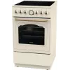 Freistehender Herd Gorenje GECS5B70CLI, Elektro-Keramikkochfeld 4 Zonen, 70 L Backofen, Elfenbein, 500 mm Breite