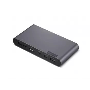 Lenovo 40B30090EU Laptop-Dockingstation/Port-Replikator 2 x USB 3.2 Gen 2 (3.1 Gen 2) Typ-C Grau