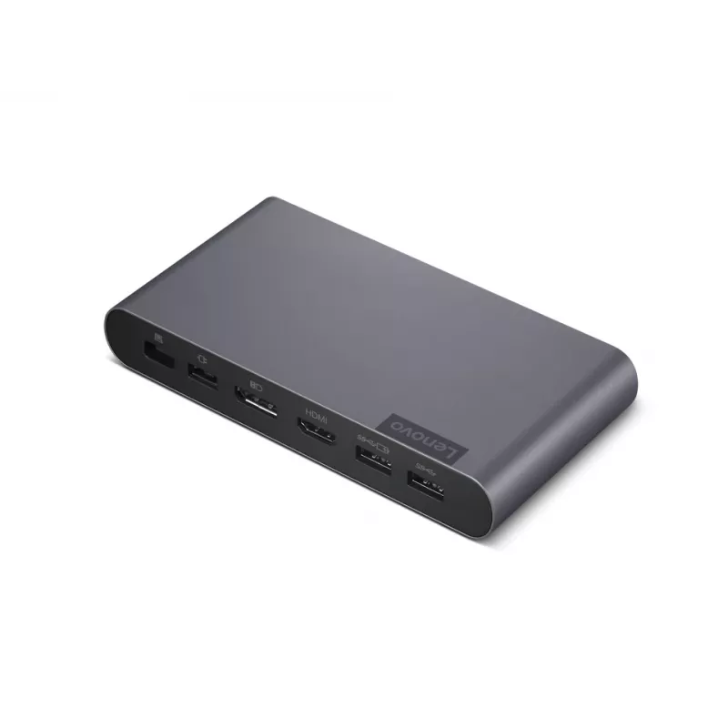 Lenovo 40B30090EU Laptop-Dockingstation/Port-Replikator 2 x USB 3.2 Gen 2 (3.1 Gen 2) Typ-C Grau
