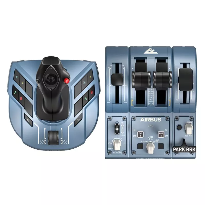 Thrustmaster TCA Captain Pack X Airbus Edition Schwarz, Grau USB Joystick + Schubregler Analog PC, Xbox