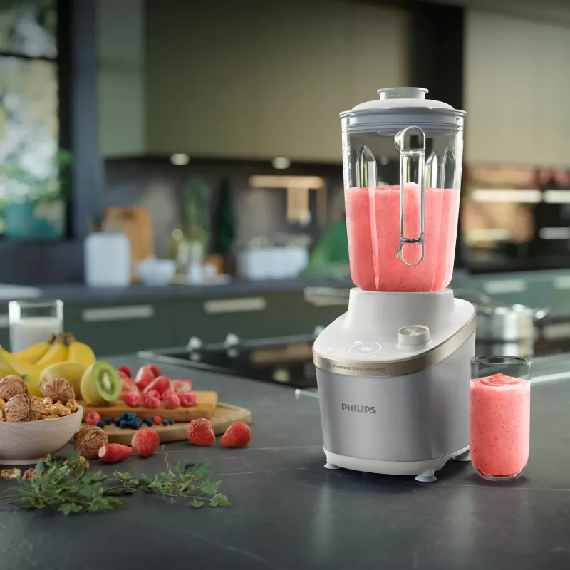 Philips 7000er-Serie HR3760/01 Mixer 2 L Standmixer 1500 W Edelstahl, Weiß