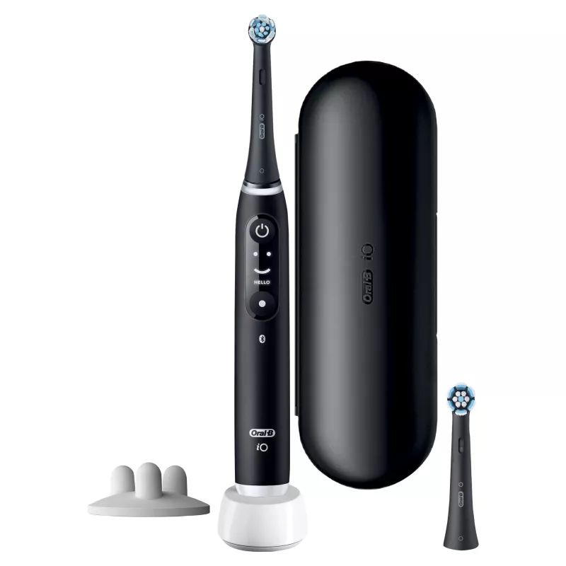 Oral-B iO 6 Vibrationszahnbürste für Erwachsene Schwarz