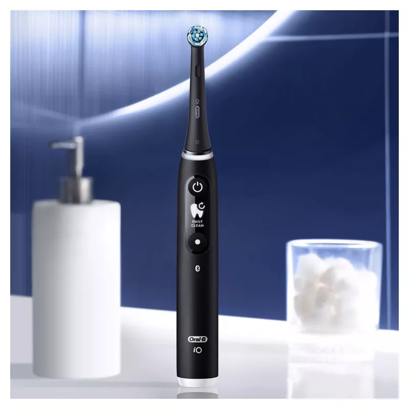 Oral-B iO 6 Vibrationszahnbürste für Erwachsene Schwarz