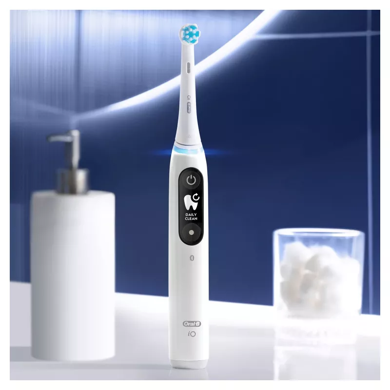 Oral-B iO 6 Erwachsenen-Vibrationszahnbürste Weiß