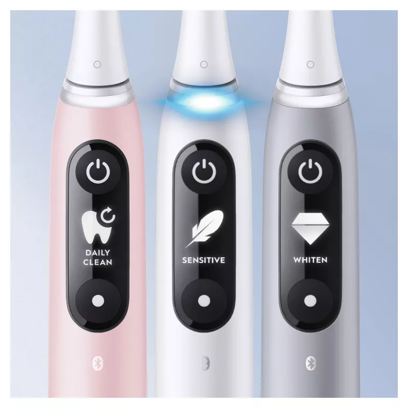 Oral-B iO 6 Erwachsenen-Vibrationszahnbürste Weiß