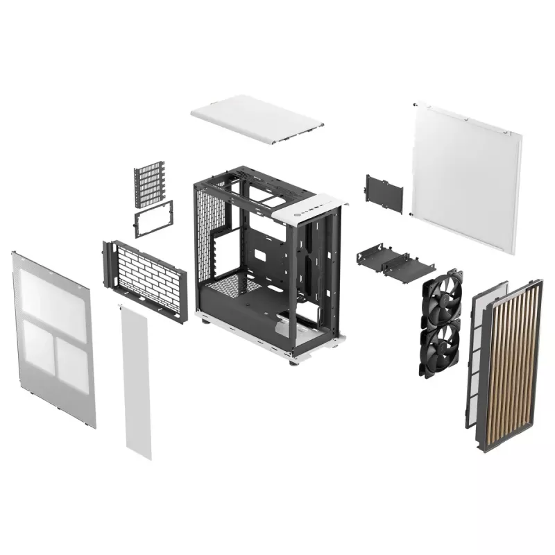 PC-Gehäuse Fractal Design North Midi Tower Weiß