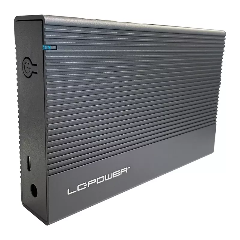 HDD/SSD-Gehäuse LC-Power LC-35U3-C 3,5 Zoll Schwarz USB Typ-C 6 Gbit/s