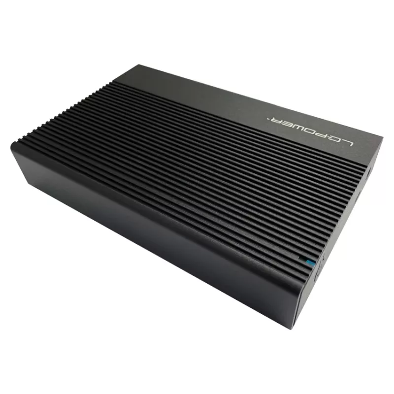 HDD/SSD-Gehäuse LC-Power LC-35U3-C 3,5 Zoll Schwarz USB Typ-C 6 Gbit/s