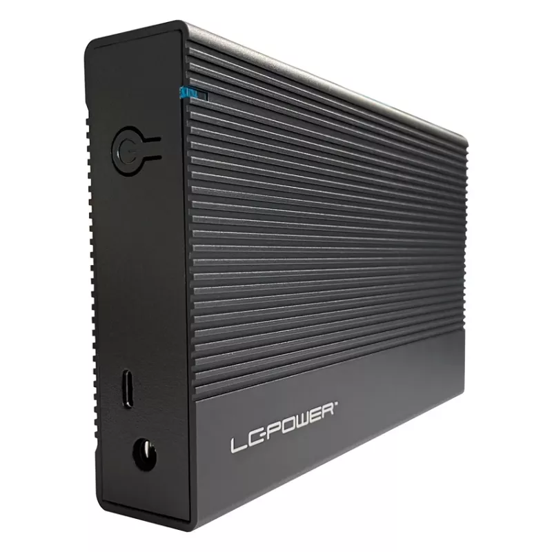 HDD/SSD-Gehäuse LC-Power LC-35U3-C 3,5 Zoll Schwarz USB Typ-C 6 Gbit/s