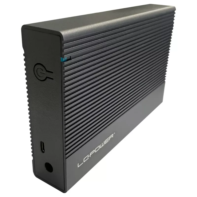 HDD/SSD-Gehäuse LC-Power LC-35U3-C 3,5 Zoll Schwarz USB Typ-C 6 Gbit/s