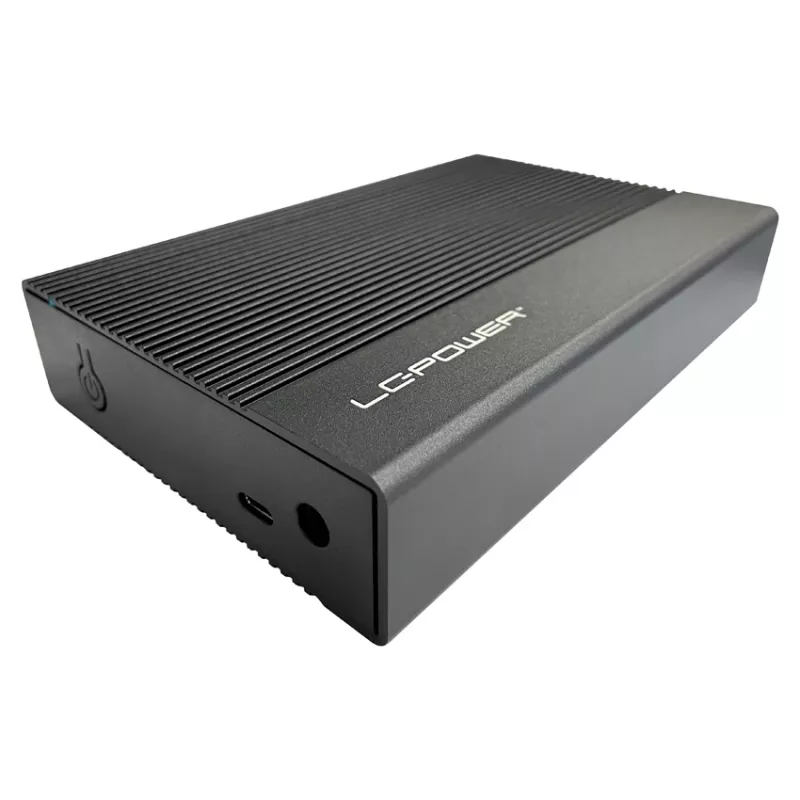 HDD/SSD-Gehäuse LC-Power LC-35U3-C 3,5 Zoll Schwarz USB Typ-C 6 Gbit/s